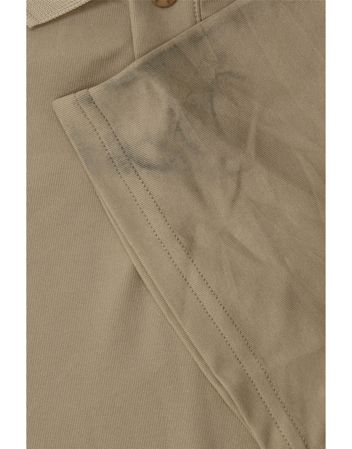 Мужская рубашка-поло UNDER ARMOR среднего бежевого цвета из полиэстера