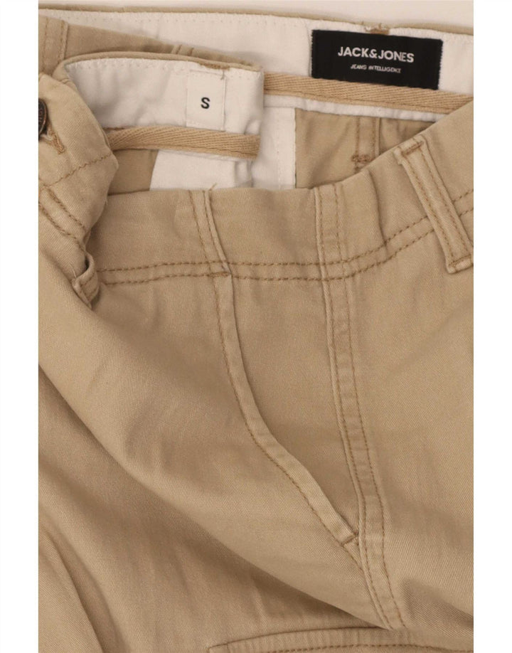 Jack & Jones Мужские шорты карго, маленькие W32, бежевые, хлопок