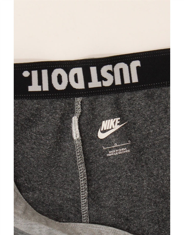 Женские леггинсы с рисунком NIKE UK 14, большие серые