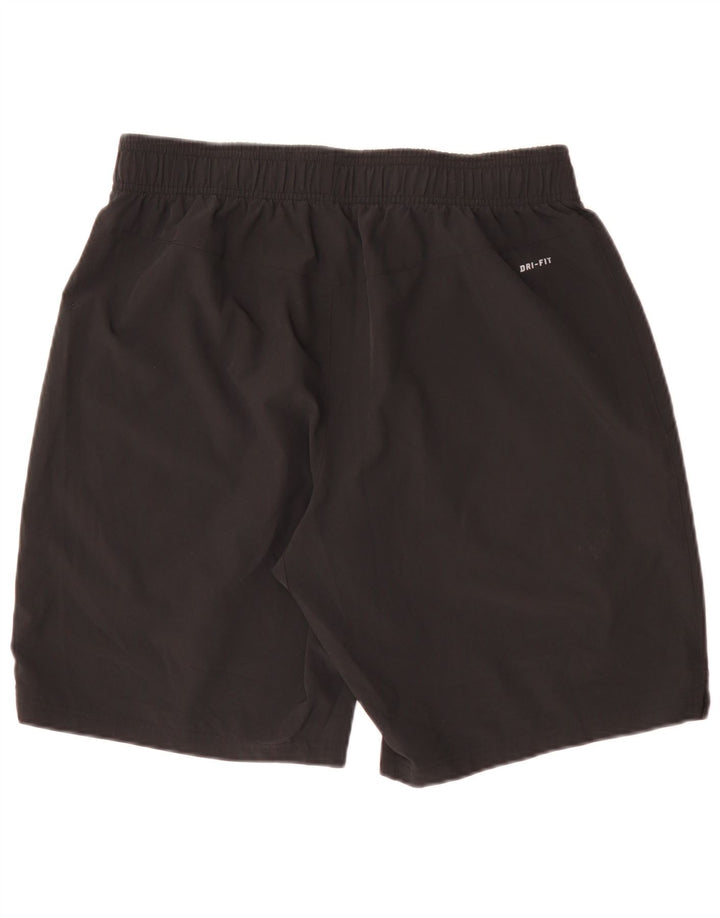 Мужские спортивные шорты Nike Dri Fit, большие черные, полиэстер