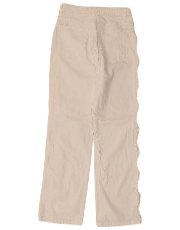 Женские прямые джинсы Zara EU 36 XS W26 L29 белые
