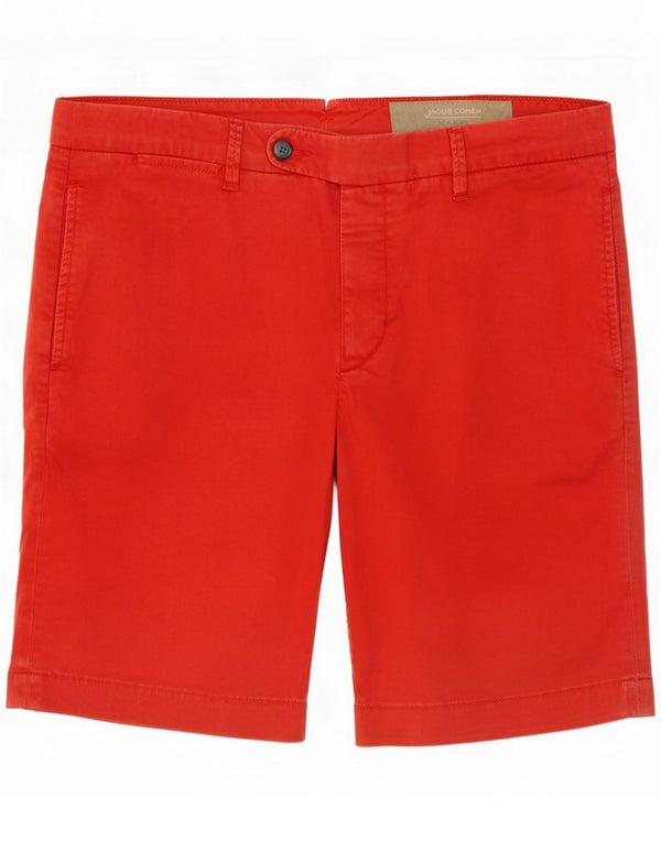 Jacob Cohen Mens Chino Shorts Large W34 Red Cotton