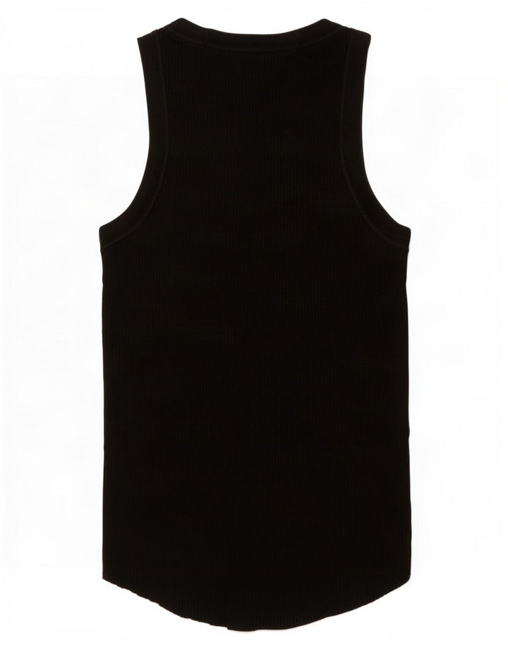 Женский жилет Zara UK 12, средний черный, вискоза