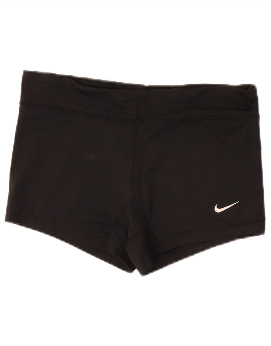 Женские спортивные шорты NIKE Dri Fit UK 10, маленькие черные из полиэстера