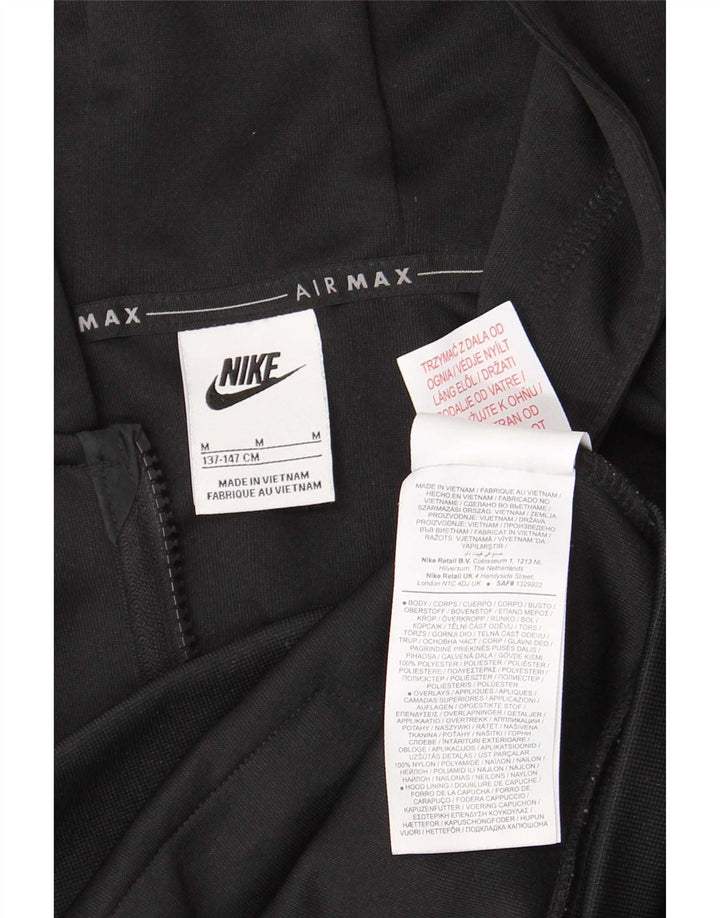 Свитер с капюшоном на молнии для мальчиков Nike, 10–11 лет, средний черный, полиэстер