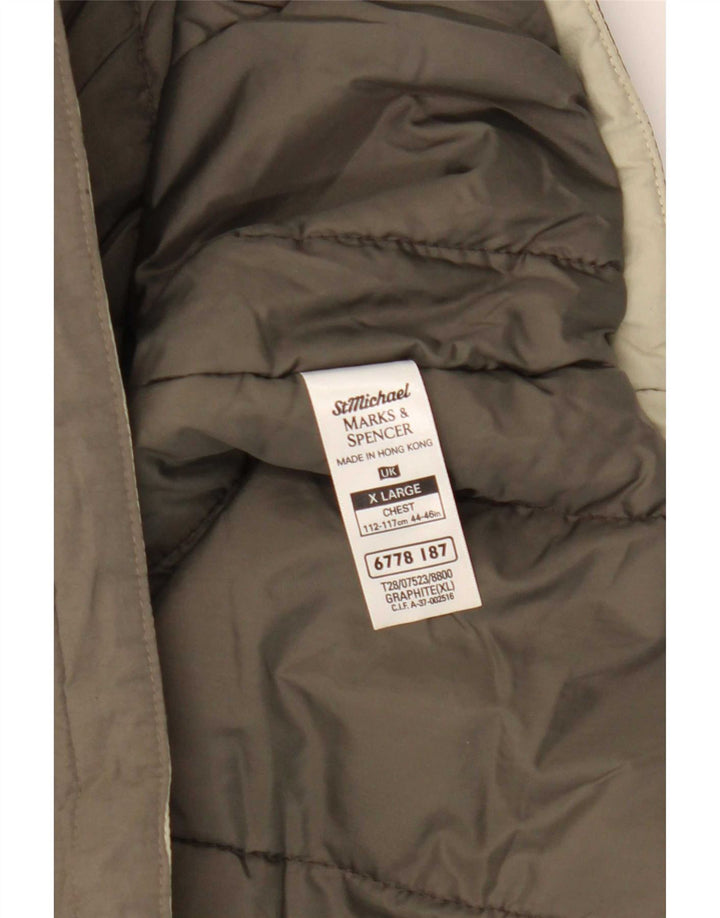 Мужской утепленный жилет Marks & Spencer UK 42 XL, хаки, полиамид
