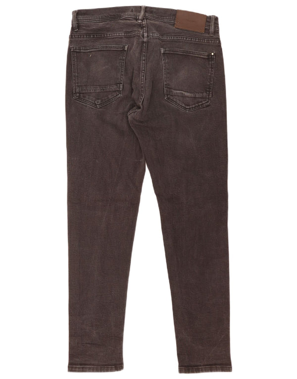 Мужские узкие джинсы Zara EU 46 XL W36 L30 черные