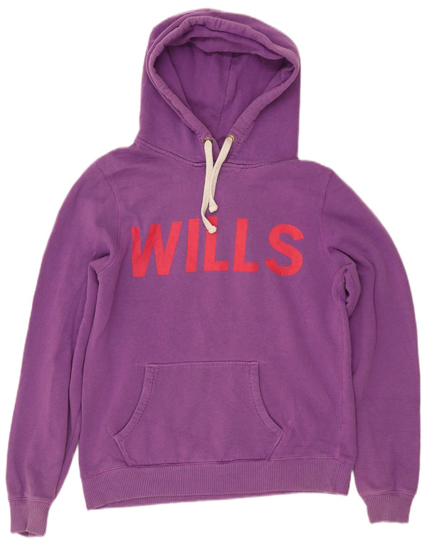 Женский джемпер с капюшоном JACK WILLS UK 14, большой фиолетовый