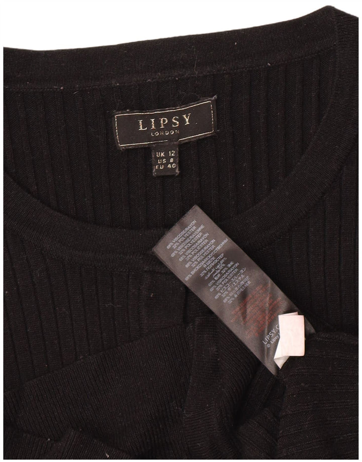 Женский кардиган Lipsy UK 12 Средний Черный Вискоза