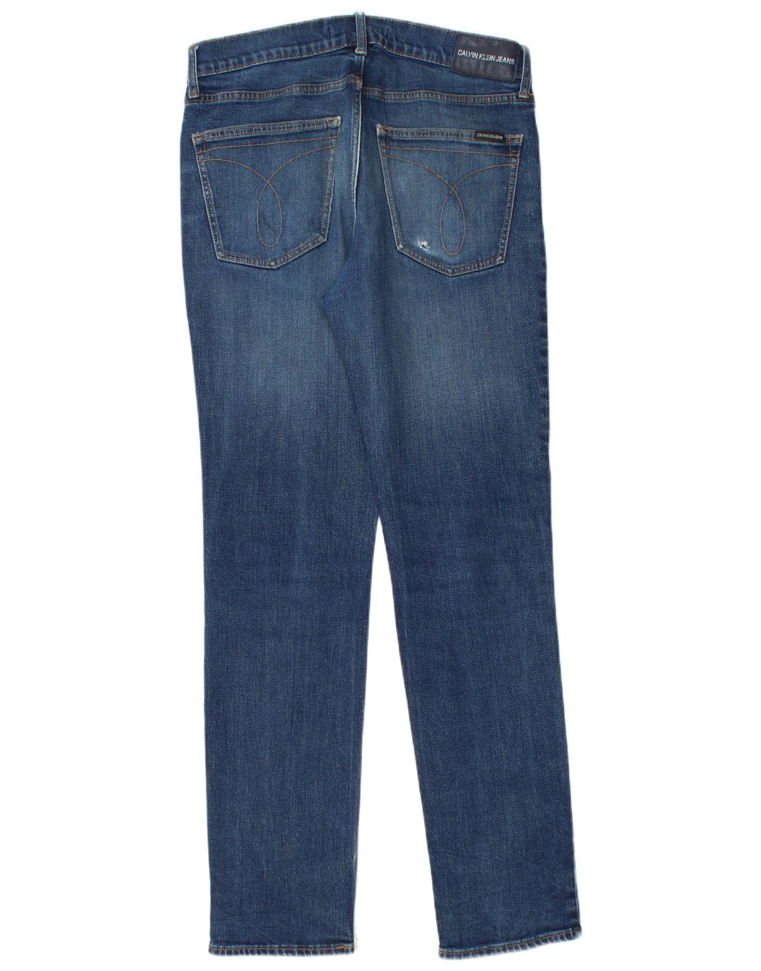 Мужские узкие джинсы Calvin Klein W32 L34 синие, хлопок