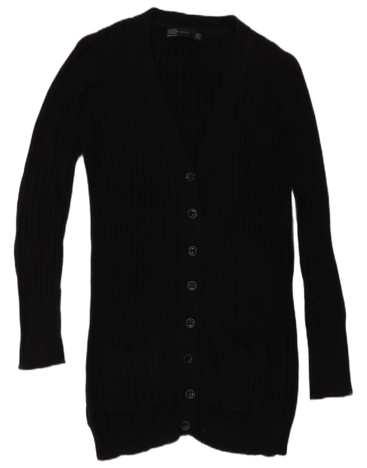 Женский кардиган Zara UK 12, средний черный