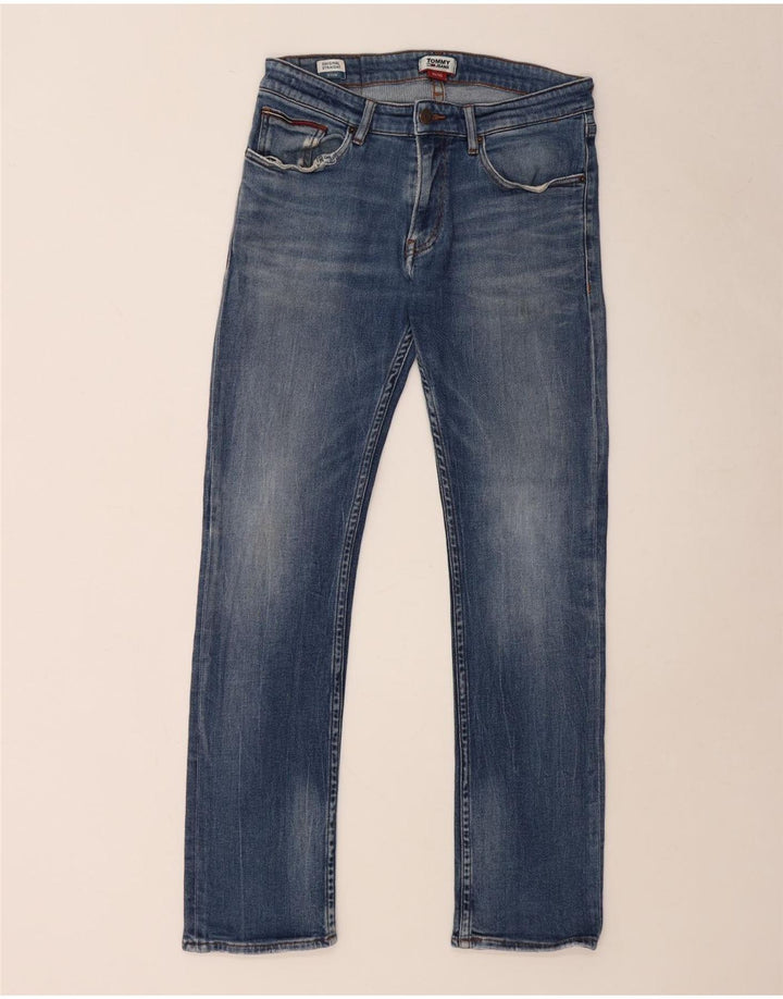 Мужские прямые джинсы Tommy Hilfiger Ryan W32 L42, синий хлопок