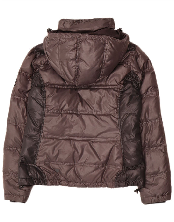 Женская стеганая куртка Conte of Florence IT 44 Medium Brown Colorblock