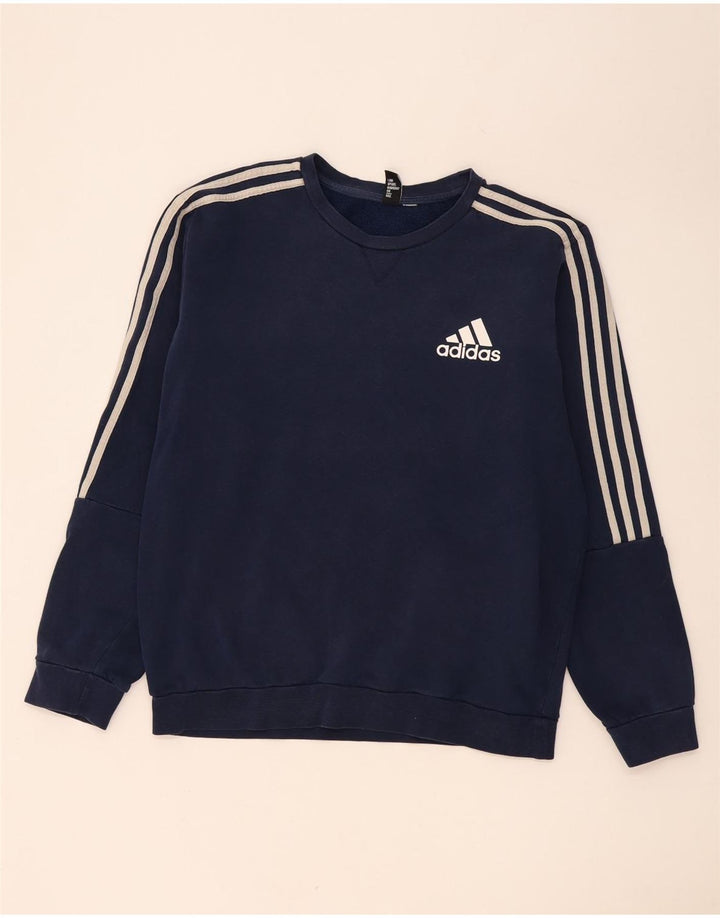 Мужской свитер Adidas, большой темно-синий