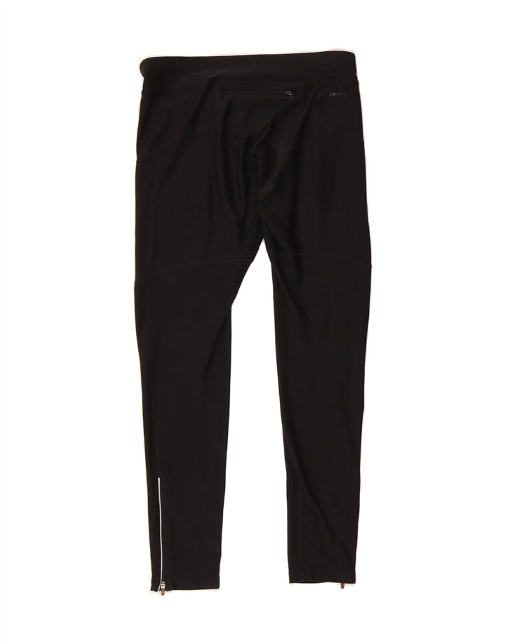 NIKE Womens Dri Fit Tracksuit Trousers UK 14 Medium  Black Polyester Vintage Nike and Second-Hand Nike from Messina Hembry 