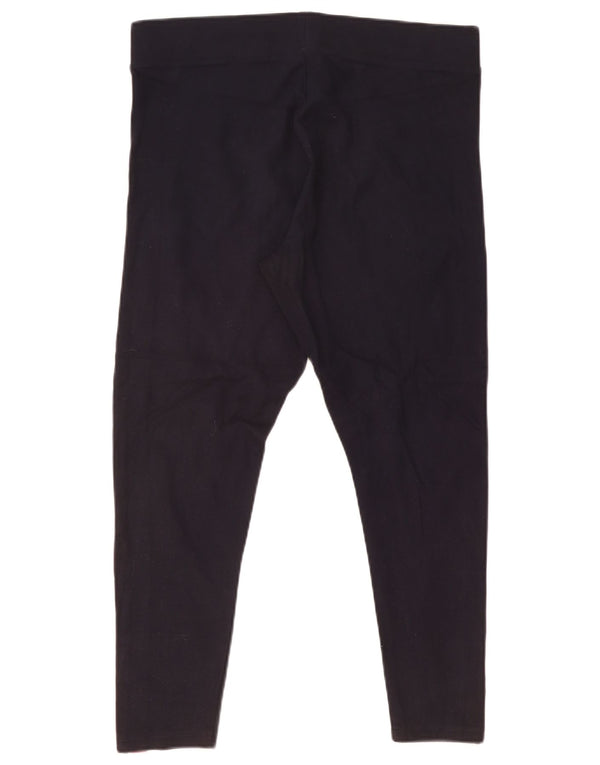 Женские леггинсы Marks & Spencer UK 20, 2XL, темно-синие, вискоза с цветными блоками