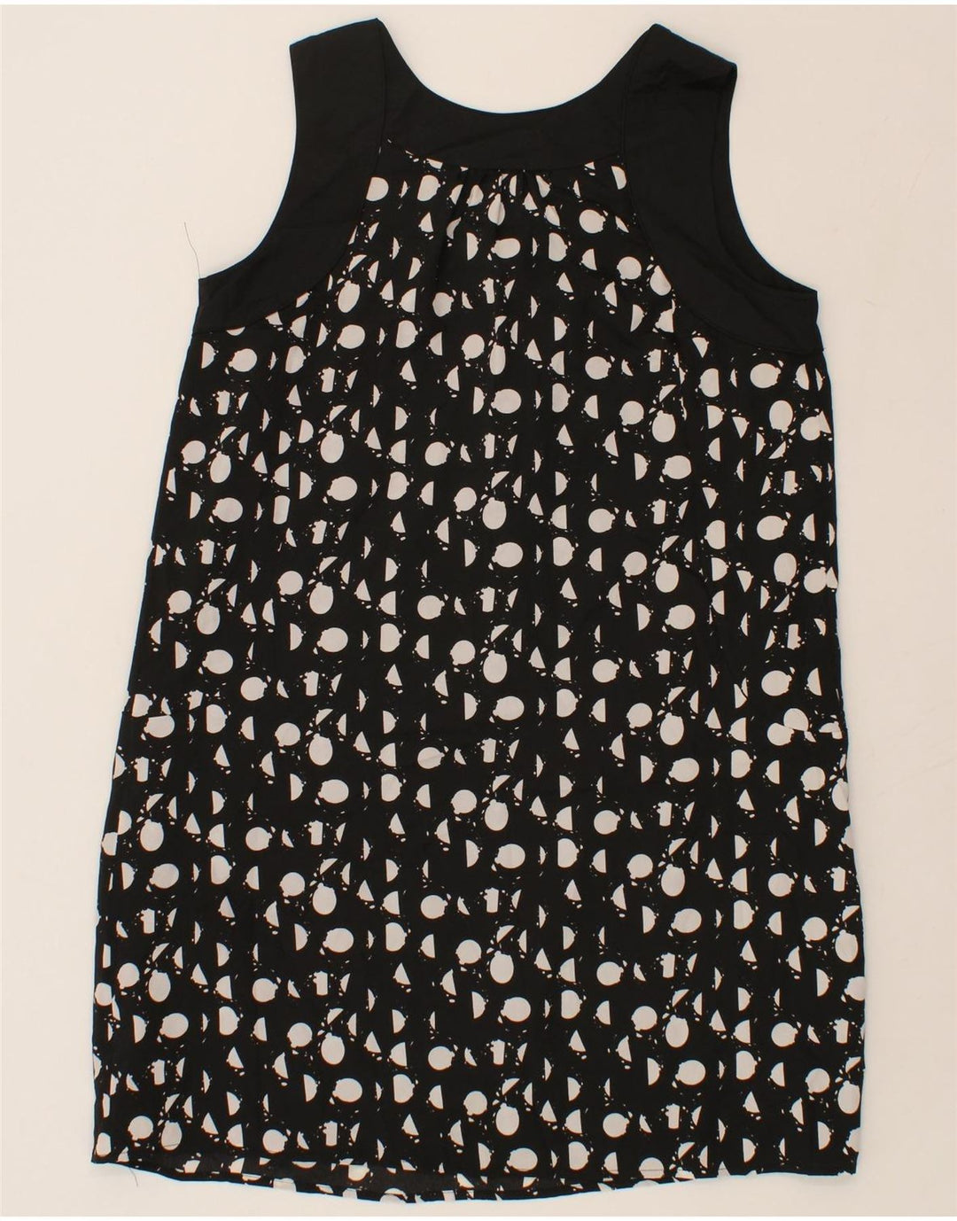 MOSSIMO Womens Basic Dress UK 16 Large Black Geometric Polyester Vintage Mossimo and Second-Hand Mossimo from Messina Hembry 