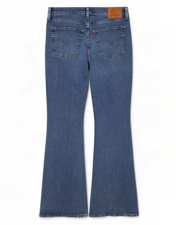 Женские расклешенные джинсы Levi's 726 W30 L30, синий хлопок