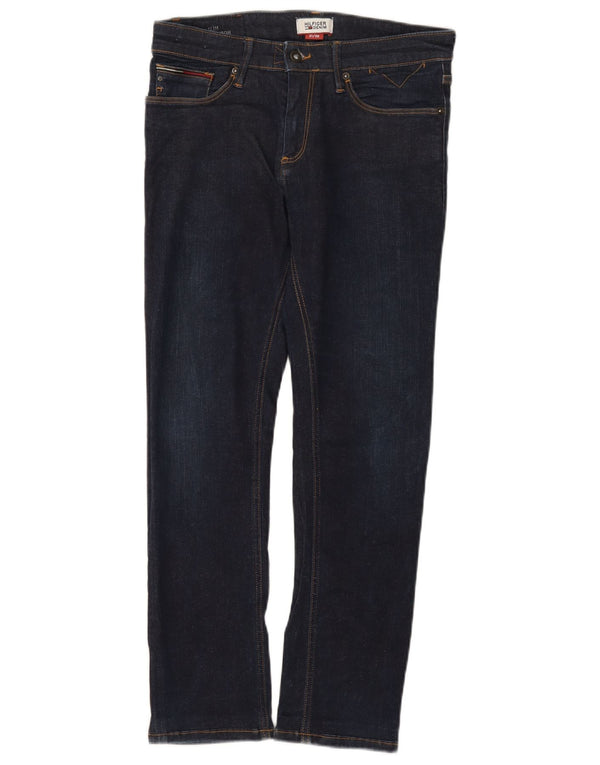 Женские узкие джинсы Tommy Hilfiger W31 L27, темно-синий хлопок