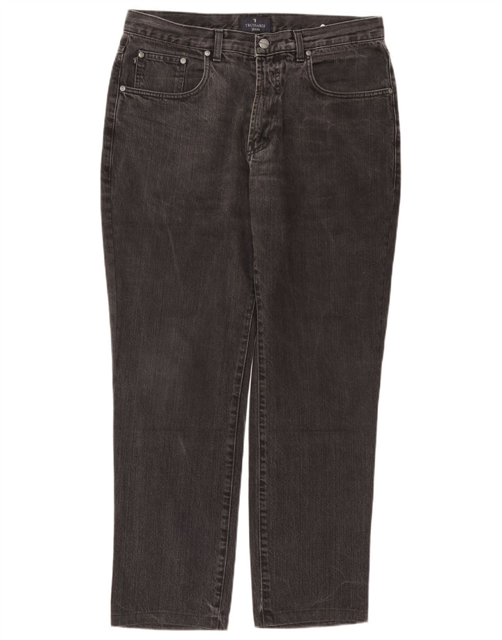 Мужские прямые джинсы Trussardi W34 L29 серые