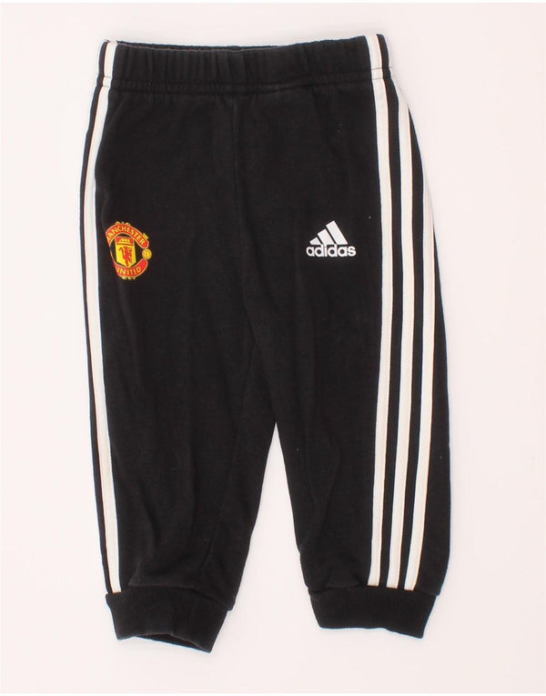 Спортивные брюки Adidas Baby Boys Manchester United 6-9 месяцев, черные