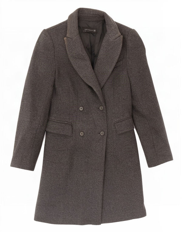 Женское двубортное пальто Zara UK 6 XS, серое, шерстяное