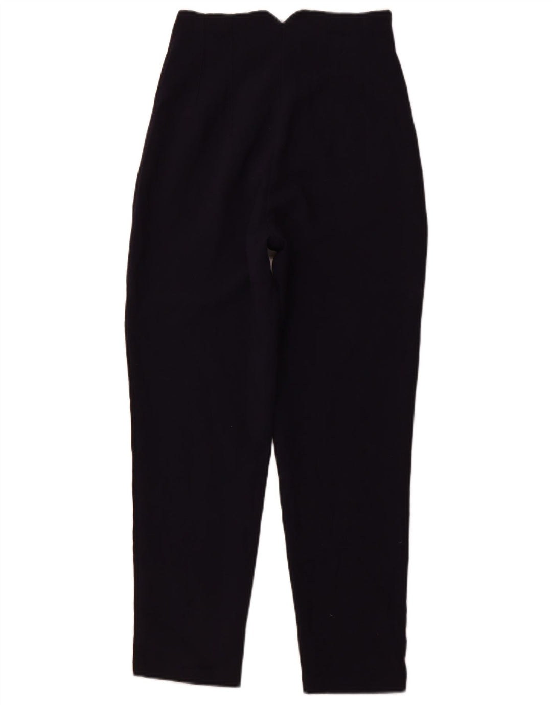 ZARA Женские повседневные зауженные брюки с высокой талией XS W24 L26 Темно-синие