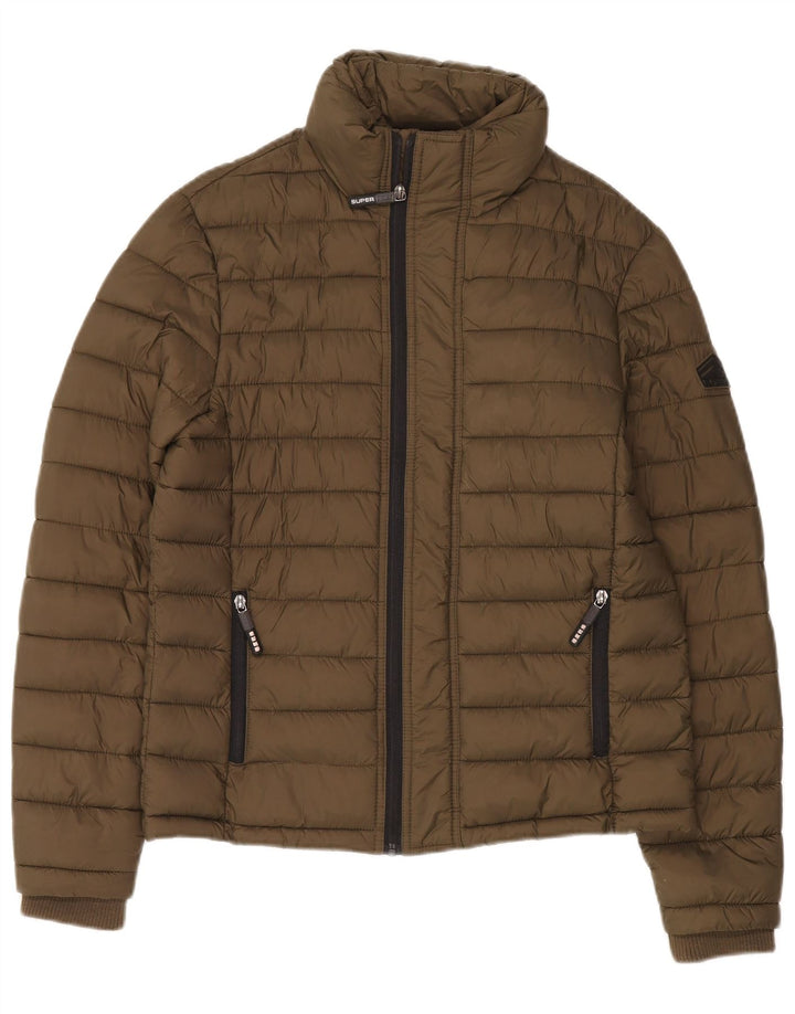 Мужская утепленная куртка Superdry UK 38, средний хаки, нейлон