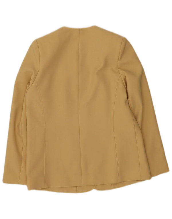 Женский пиджак Eastex на 4 пуговицах UK 14, средний бежевый полиэстер