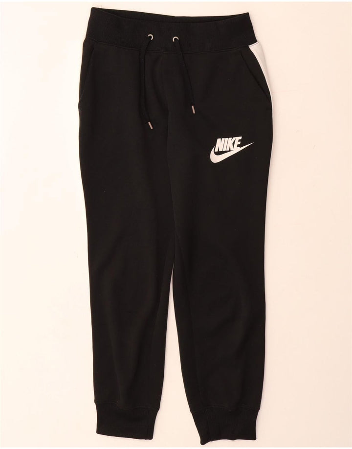 Женские спортивные брюки NIKE Joggers UK 8, маленькие черные цветные блоки