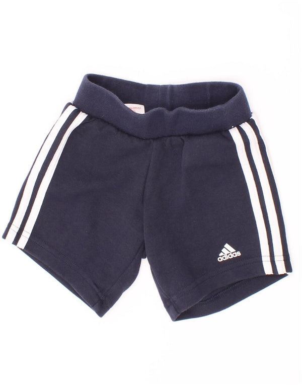 Спортивные шорты Adidas для мальчиков 9-12 месяцев, темно-синие, хлопковые