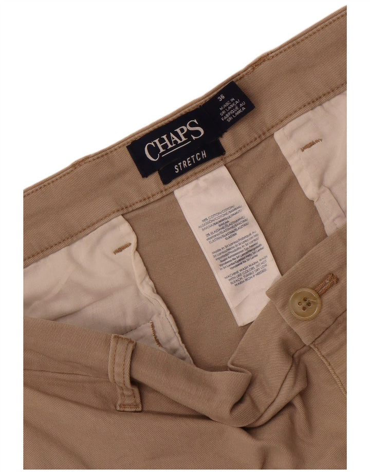 Мужские шорты чинос Chaps W36, большие бежевые, хлопок