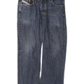Мужские прямые джинсы Diesel W34 L29, синие, хлопок
