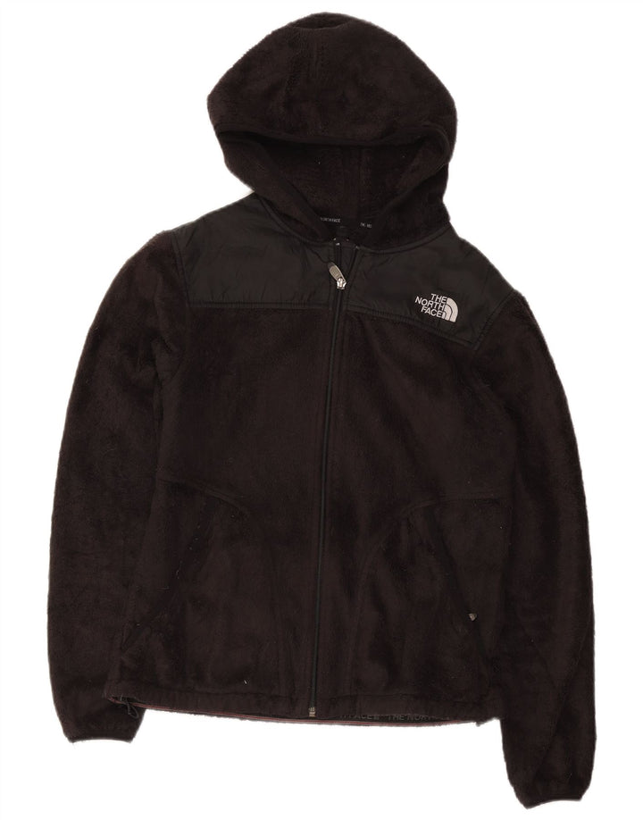 Женская флисовая куртка с капюшоном The North Face UK 12, средний черный полиэстер