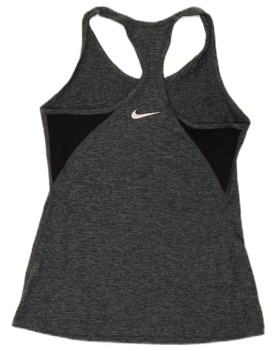 Женский жилет Nike Dri Fit UK 8, маленький серый полиэстер с крапинками