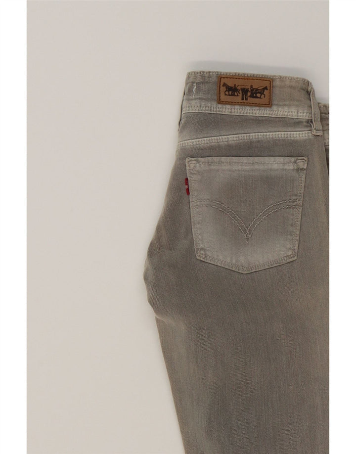 LEVI'S Womens 571 Slim Jeans W27 L34 Grey Cotton Vintage Levi's and Second-Hand Levi's from Messina Hembry 