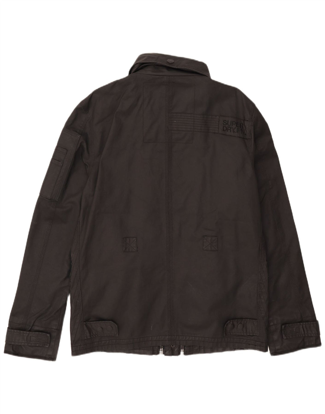 Мужская куртка Superdry в стиле милитари UK 44 2XL, черный хлопок