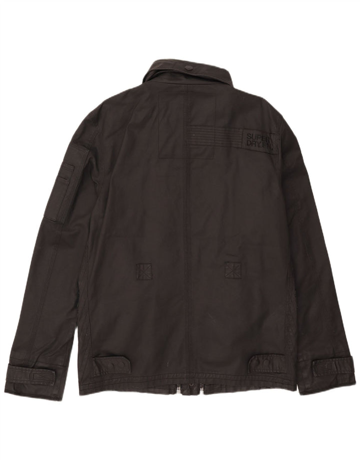 Мужская куртка Superdry в стиле милитари UK 44 2XL, черный хлопок