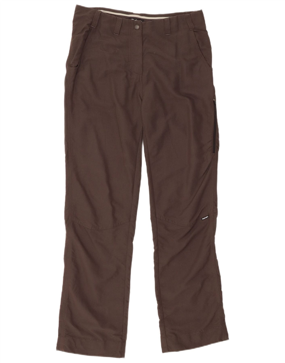 Женские прямые походные брюки ROHAN UK 10, маленькие W30 L31, коричневые, полиамид