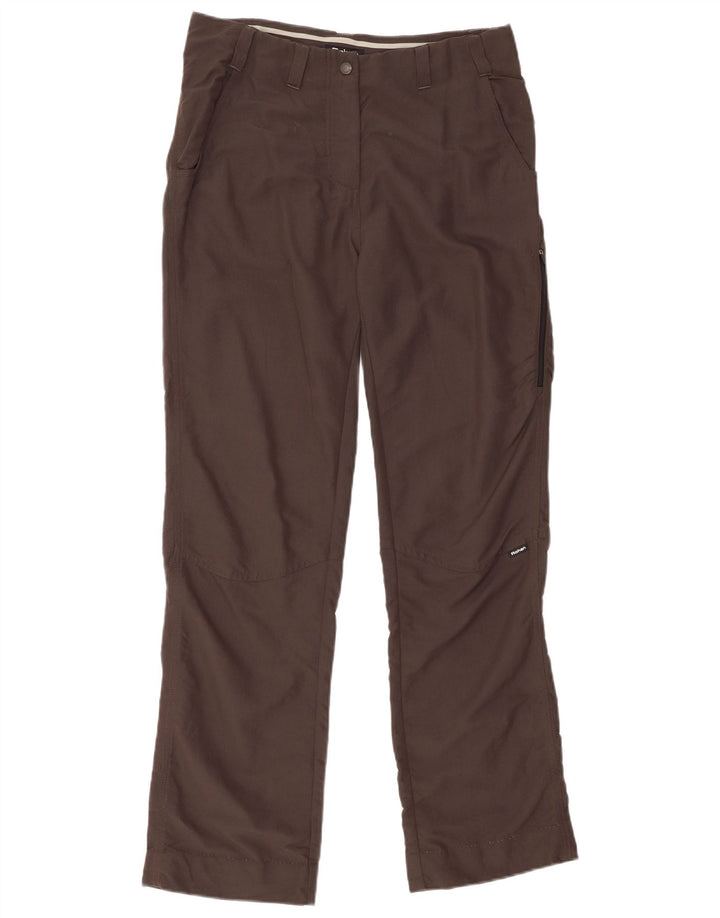 Женские прямые походные брюки ROHAN UK 10, маленькие W30 L31, коричневые, полиамид