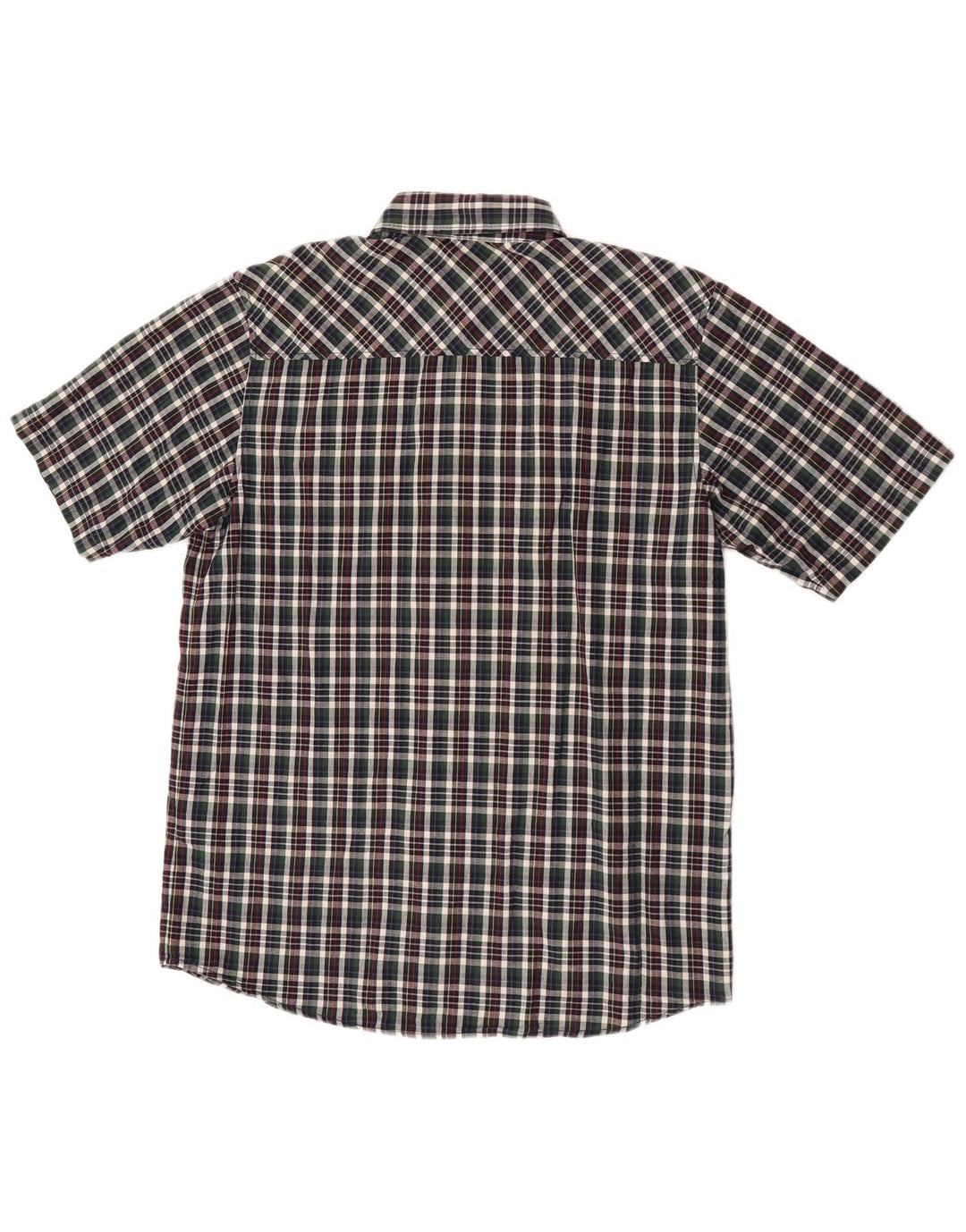 Мужская рубашка с коротким рукавом Carhartt, средний цвет, хлопковая клетка в клетку