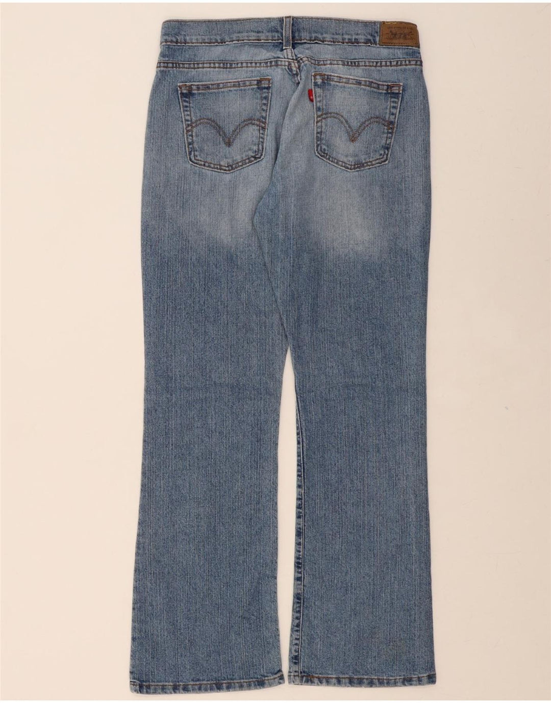 LEVI'S Womens 515 Bootcut Jeans US 10 Large W32 L31 Blue Cotton Vintage Levi's and Second-Hand Levi's from Messina Hembry 