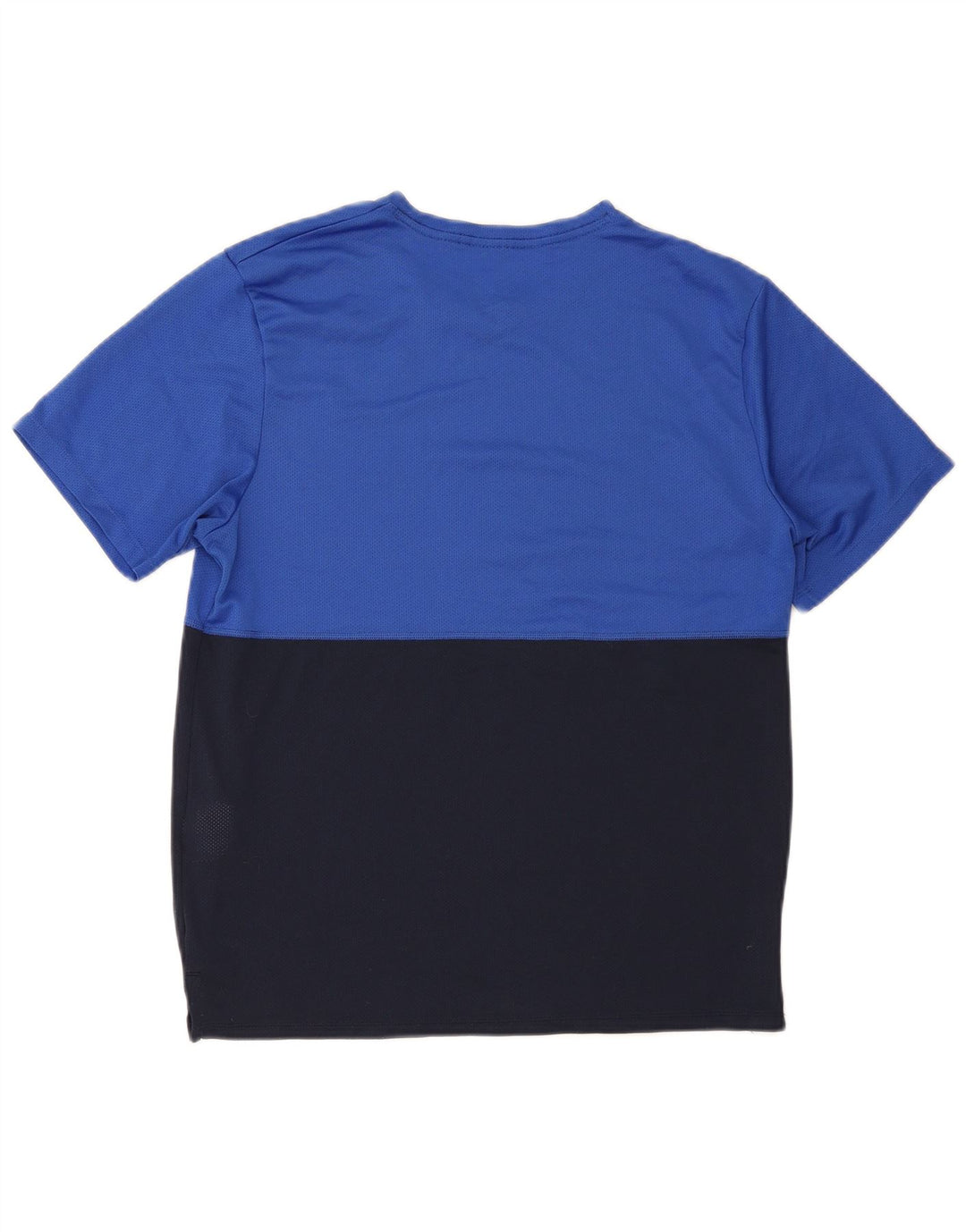Мужская футболка Nike Top Medium Blue с цветными блоками, полиэстер, спортивная