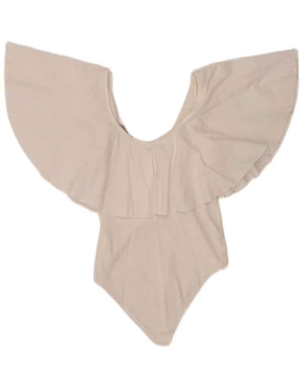Женские купальники Zara UK 10, маленькие белые