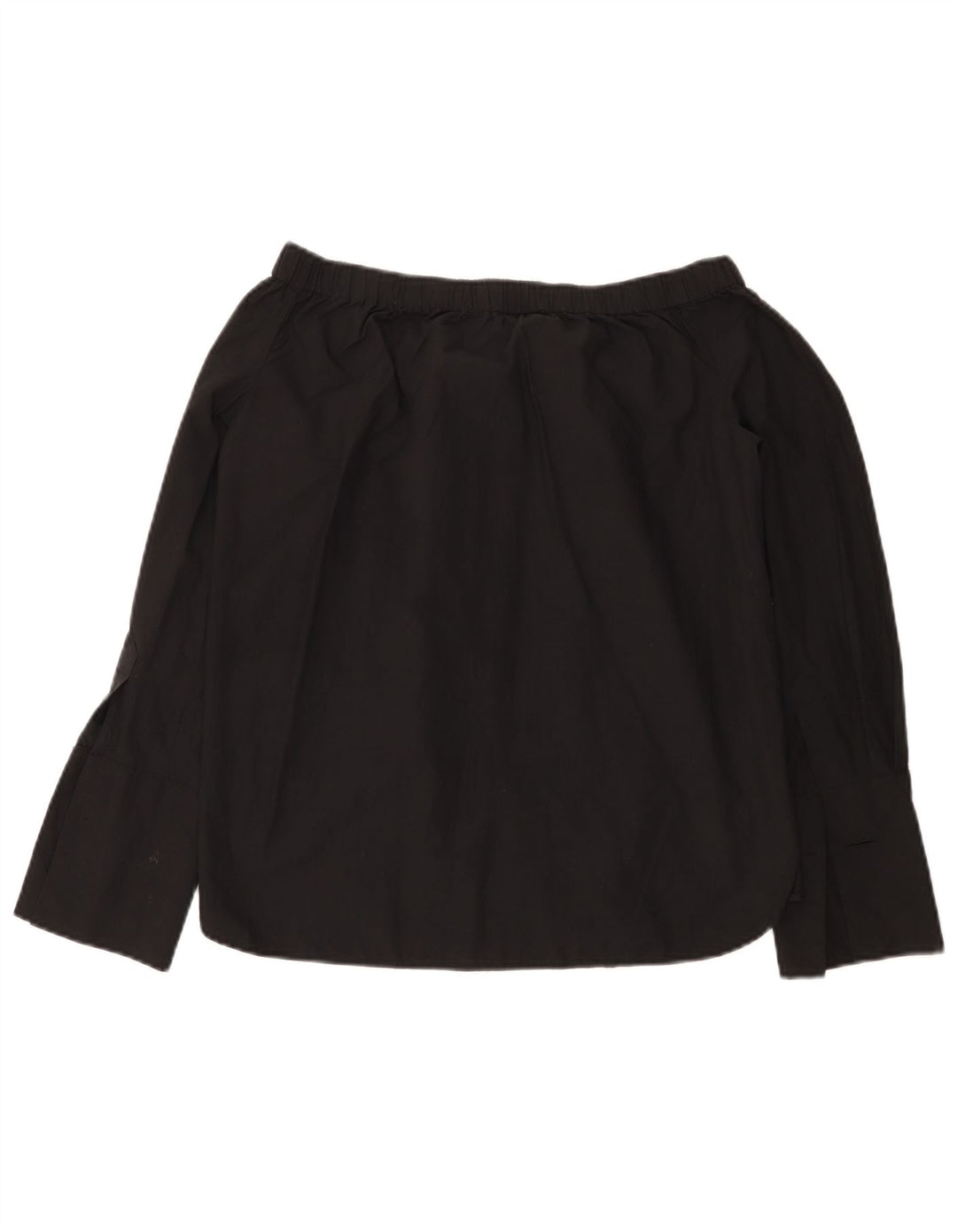 Женский оверсайз-топ с открытыми плечами Zara UK 6 XS, черный