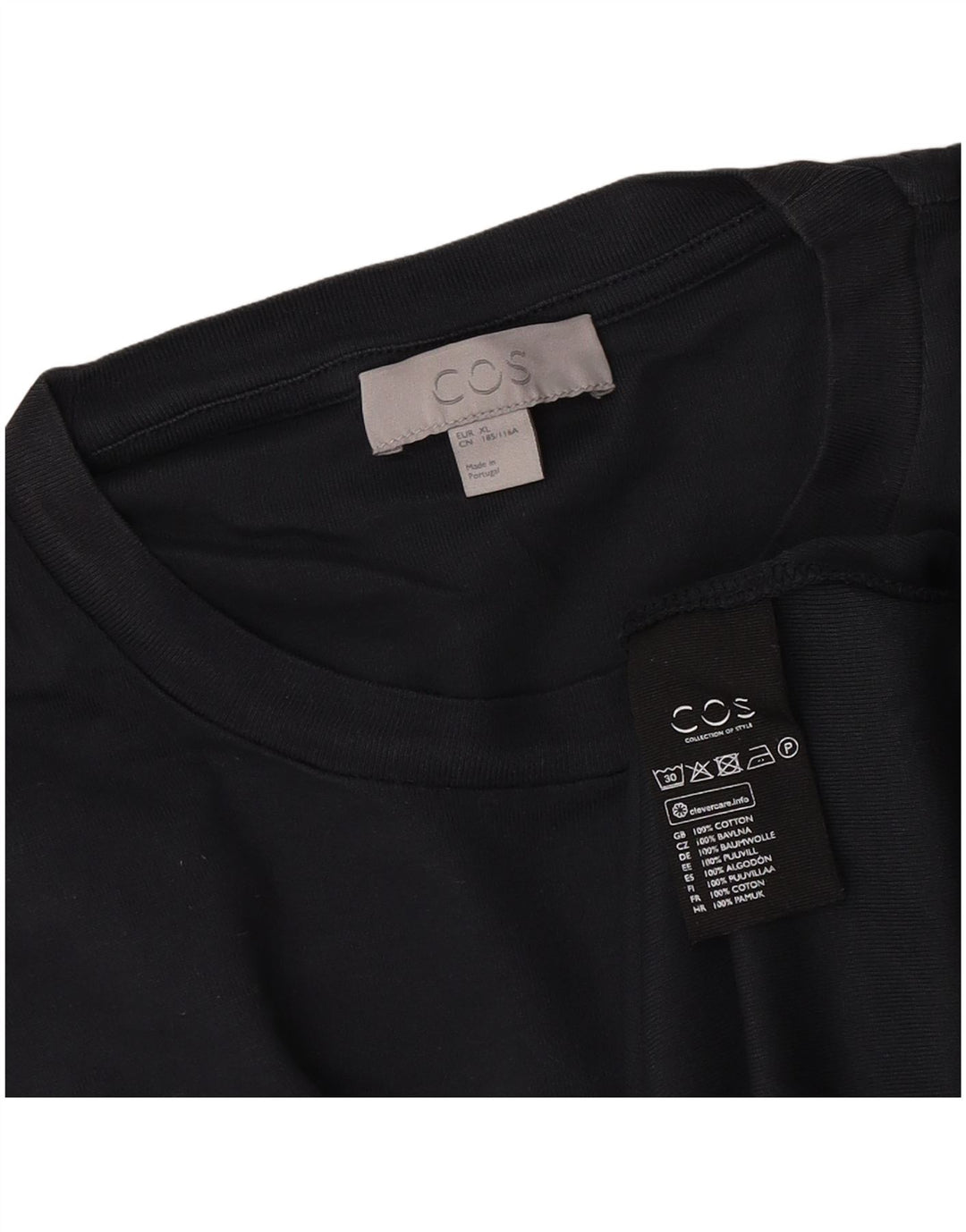 Мужская футболка Cos Top XL, темно-синяя, хлопок