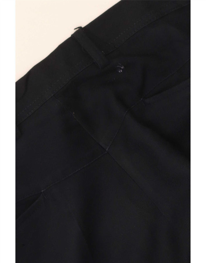 Мужские прямые повседневные брюки Farah W42 L29 темно-синие из полиэстера
