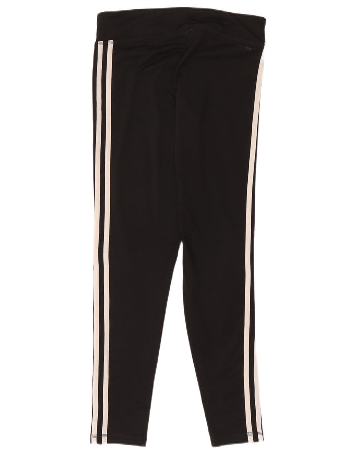 Женские леггинсы Adidas UK 8/10, маленькие черные из полиэстера