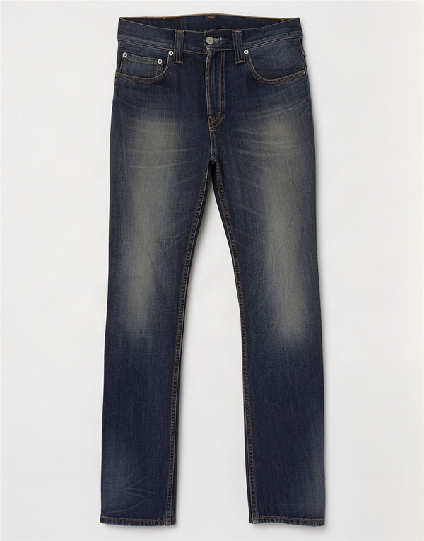 Мужские прямые джинсы Levi's 506 W30 L34 темно-синие, хлопок