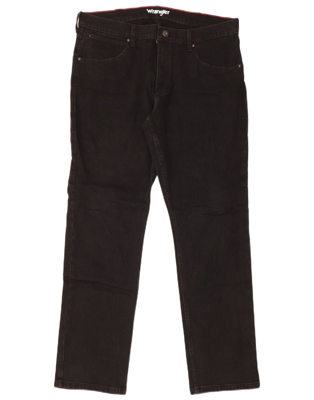 Женские прямые джинсы Wrangler W36 L32 черного цвета, хлопок